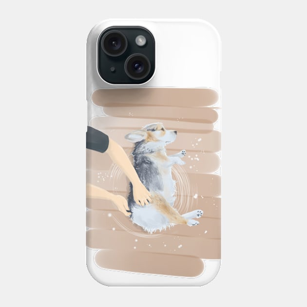 旋风洗澡 whirlwind bath Phone Case by take a book