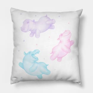 cute hippos Pillow