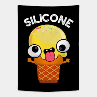 Silicone Funny Ice Cream Cone Pun Tapestry