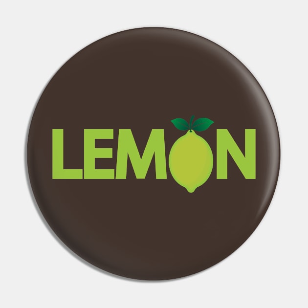 Lemon Creative Logo Pin by DinaShalash