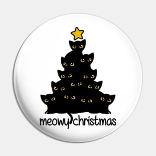 Christmas Meowy Pin