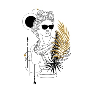 Apollo (Phoebus). Creative Illustration In Geometric And Line Art Style T-Shirt