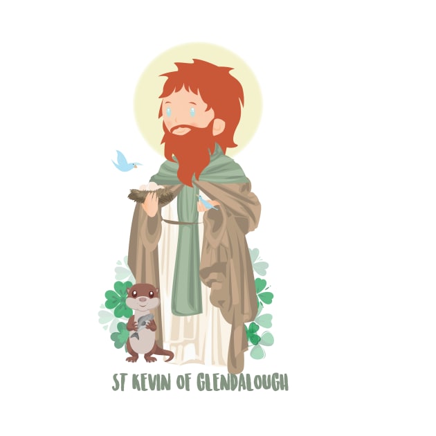 Santo Kevin de Glendalough by AlMAO2O