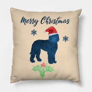 Christmas Doodle Dog Pillow