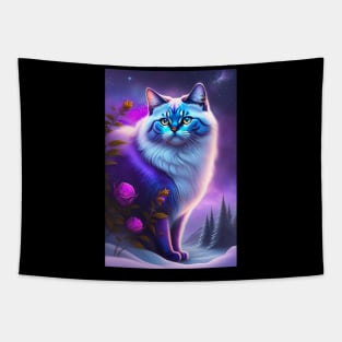 Birman In Snow Tapestry