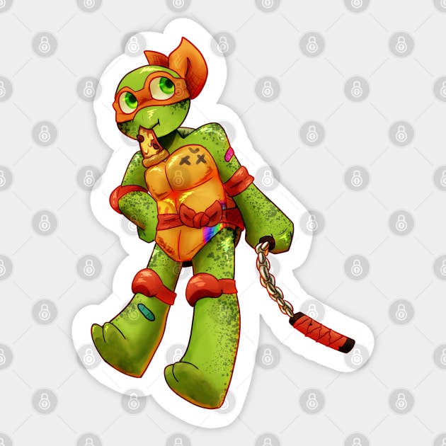 TMNT Michaelangelo's shell | Sticker