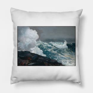 Northeaster by Winslow Homer Pillow