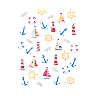 Sail Away Boats Case T-Shirt