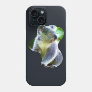 Koala climbing a tree Phone Case