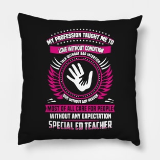 Special Ed Teacher Pillow