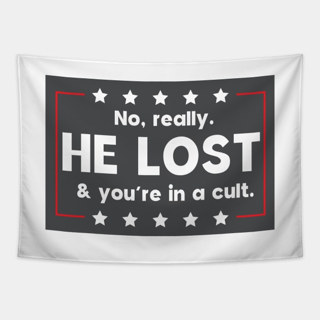 No really. He lost & you're in a cult Tapestry by Sunoria