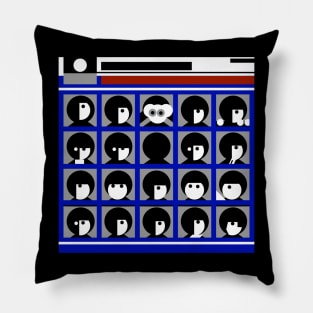 A SOLID DAILY SUN TIME'S DAILY DARK TIME, RHYTHM BUGS Pillow