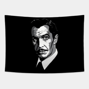 Vincent Price greyscale Tapestry