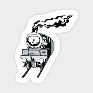 Vintage Railway Locomotive Retro Magnet