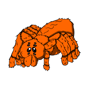 A Little Spooder - Orange T-Shirt