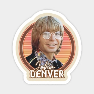 John Denver -  Retro Fan Artwork Magnet