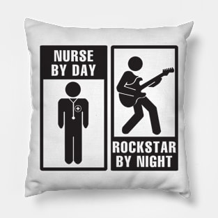 Nurse/Rockstar Pillow