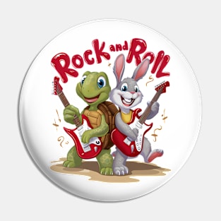 Musical Reptile and Hare Rock Out Roll Pin