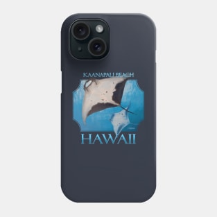 Kaanapali Beach Hawaii Manta Rays Sea Rays Ocean Phone Case