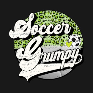 Soccer Grumpy Vintage Soccer Family Matching T-Shirt