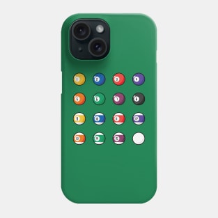 Pool Billiard Balls Phone Case