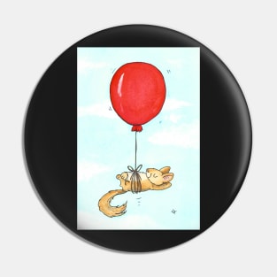 Squirrel Balloon Pin