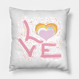 Rainbow Lgbt Support Size Retro New Pillow