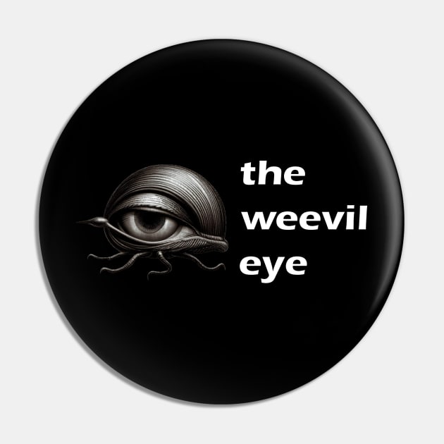 The Weevil Eye Pin by Sarah Curtiss