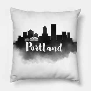 Portland watercolor Pillow