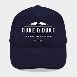 Duke & Duke Commodities Brokers - modern vintage logo Hat