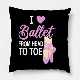 Ballet dancer ballerina Pillow