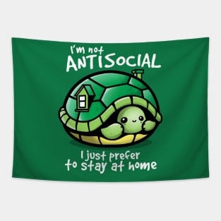 Antisocial turtle Tapestry