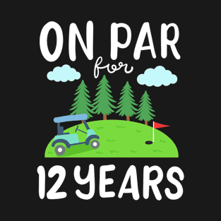 Golf Course 12th Birthday Golfcar T-Shirt