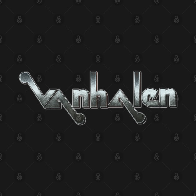 Van Halen - Old Logo Metal Style by RetroZest