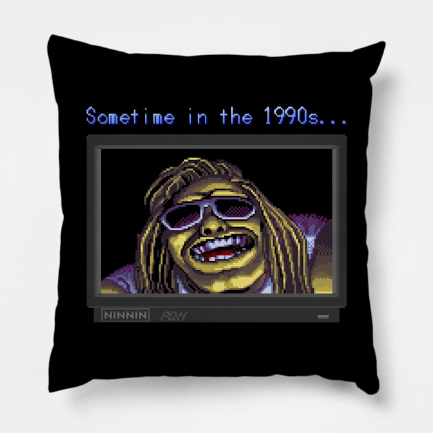 Sometime in the 1990s Pillow by ClayGrahamArt