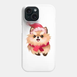 Cute Pomeranian Drawing Phone Case