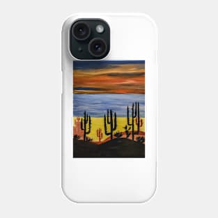 abstract landscape Phone Case