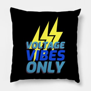 Voltage Vibes Only Industrial Electrician Pillow