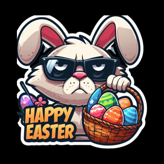 Sunglasses rabbit happy easter by Kasta'style