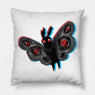 Chromatic Mothman Pillow