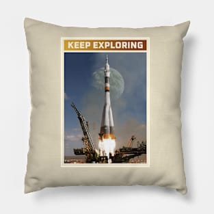 Keep Exploring Pillow