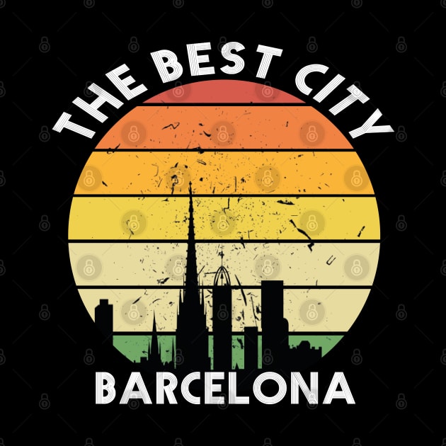 the best city barcelona by TOPTshirt