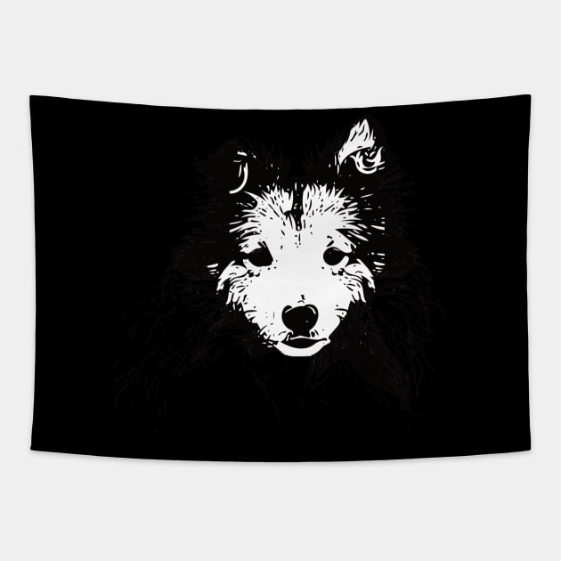 Shetland Sheepdog - Sheltie Christmas Gifts Tapestry by DoggyStyles