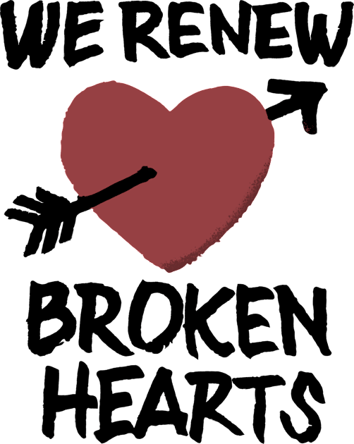 We Renew Broken Hearts - Animal Kingdom Kids T-Shirt by GoAwayGreen