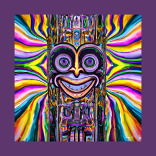 Alien Robot (1) - Trippy Psychedelic Art T-Shirt