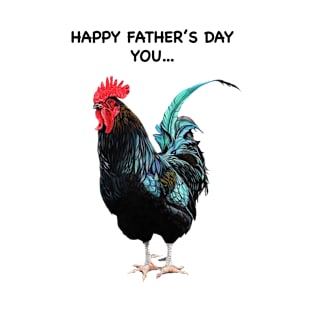 Happy Father's Day Cockerel T-Shirt