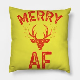 Merry AF Pillow