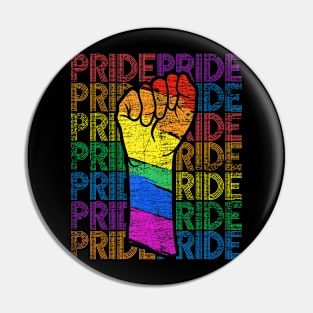 Gay Pride Fist LGBT Pin