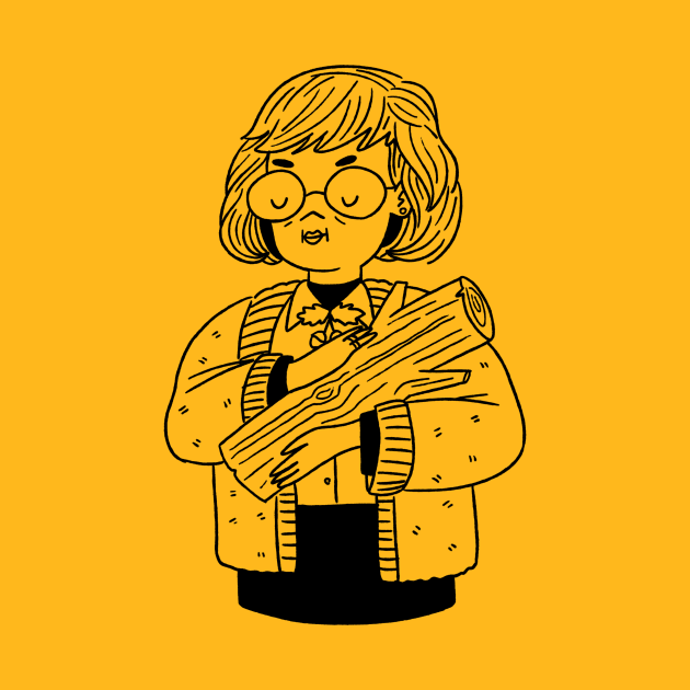 Log Lady by Seanyboy Draws