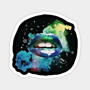 Galactic lips Magnet